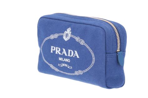 prada kosmetiktasche blau|Prada Klassische Kosmetiktasche .